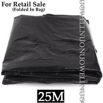 미니 비닐하우스 자재 보온덮개5~ 30M 구멍 검은 색 플라스틱 뿌리 덮개 필름 천공 온실 야채 식물 보온 농, 05 Length 25m