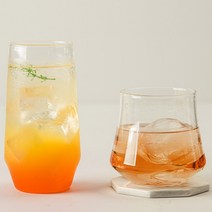 라인 예쁜 온더락잔 하이볼잔, 라인 예쁜 유리컵 H-450ml