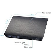 블루레이플레이어 Usb 30 Bluray 드라이브 외부 CDDVD RW 버너 BDROM 플레이어 광학 애플 iMacbook 노트북, 한개옵션0