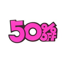 SIMPLE COLOR 쇼카드, 10매입, 50%