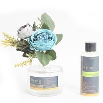 아도라하우스 레이나퍼퓸 장미와동백 투명 플라워디퓨저 150ml, 라벤다