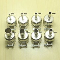 총8 개/대 뜨거운 공기 총에 대 한 23mm 용접 노즐 사용 858 납땜 스테이션에 스테인레스 스틸, 5mm