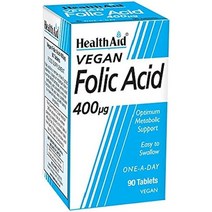 헬스에이드 엽산 400μg HealthAid Folic Acid 90정