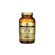 솔가 오메가3 EPA DHA 950mg 소프트젤 100정 글리세린 천연혼합토코페롤 에이코사펜타엔산 도코사헥사엔산 eicosapentaenoic acid