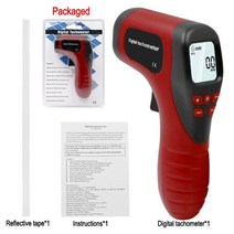 야구스피드건 속도측정기 스피드건 레이저 속도 테스터 디지털 타코미터 비접촉 건 측정 ., 1