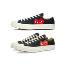 꼼데가르송 23SS 척테일러 컨버스 로우탑 블랙 AZ-K111-001-1