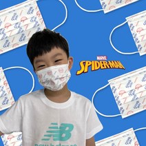 위생적인 개별포장 디즈니 미키마우스 겨울왕국 스파이더맨 곰돌이푸우 캐릭터 국산 어린이 유아 키즈 소형 귀편한 숨쉬기 편한 여름 덴탈 마스크, 30매입, 1개