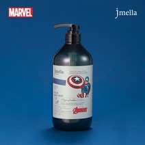 제이멜라 마블 캡틴아메리카 우드 앤 솔트 퍼퓸 바디워시 1000ml, 5개