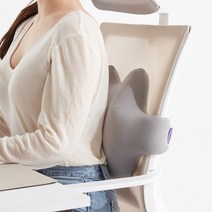 꼬꼬치 허리 바른자세 쿠션 메모리폼 등받이 사무실 의자, 블랙
