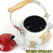 소포라 자취생 가열에도 색이 4만원대 변하지않고 균열없는 베어 범랑 주전자 1.5L 범랑주전자 E-293716, 사진색상