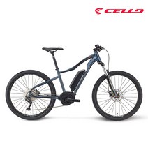 GIFT 2023년 첼로 불렛 XC 50 10단 전기 MTB 자전거, 다크실버블루