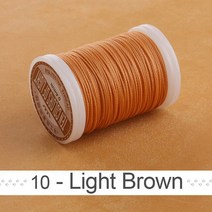 가죽공예실 레자실 가죽초실 라운드 왁스 스레드 가죽 공예 바느질 폴리에스터 코드 코팅 문자열 꼰 지갑, 한개옵션1, 10 LB