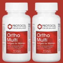 라이프밸런스 프로토콜 여성용 종합비타민 Ortho Multi 소프트젤 90정 X 2병, 상품