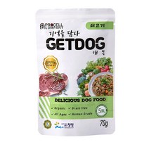 개똑 강아지습식사료 쇠고기 70g, 연어 70g