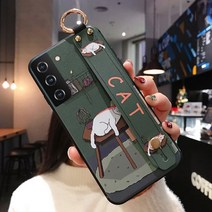 신서엔코 갤럭시S22케이스 갤럭시S22플러스케이스 갤럭시S22울트라케이스 Galaxy Phone Case SCS-1533 일러스트 핸드 스트랩 휴대폰 케이스