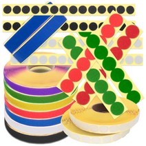 찍찍이 테이프 교재만들기 소포장 원형찍찍이 25mm(7세트) (다올샵)_789EA, 11. 하늘