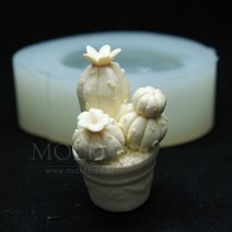 몰드비 3D 화분 선인장 7 실리콘 수제 몰드