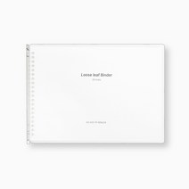 플랜커스 루즈리프 슬림 바인더 A4 20공