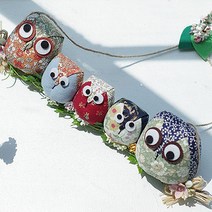 귀여운 벽꾸미기 소품 부엉이 벽걸이 장식 가랜드 부엉이장식소품 부엉이가랜드 가렌트 집꾸미기 거실장식 장식소품 방꾸미기 인테리어소품샵 벽꾸미기소품 가렌다, 가렌더 5P