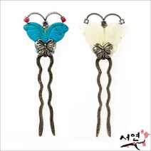 서연한복 뒤꽂이 D036-D037 2종택1 올림머리 한복머리