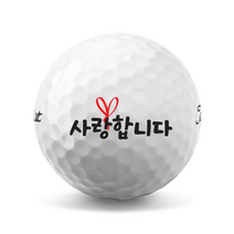 04 어버이날 골프공 부모님 선물용 인쇄 제작 (12구), 브리지스톤 투어 B XS 12구 화이트, A