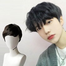 앞머리가발 20대 남성 다운펌 웨이브 통가발 네츄럴 아이돌 변신-72394EA, 엘림102 1, 엘림102 내츄럴블랙_onesize, 엘림102 본상품선택