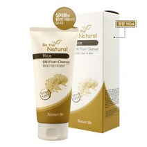 네추어비 얼굴세안 쌀뜨물 마일드 폼 클렌저 180ml, 1