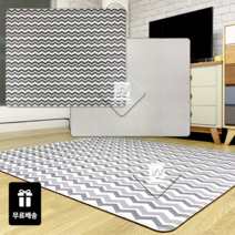 우리매트 양면놀이방매트 어린이 안전매트 층간소음방지 거실냉기차단 소프트쿠션매트, 10_지그재그+노이즈