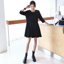 갠소 사이드라인플리츠원피스
