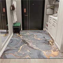 모던 거실 장식 카펫 간단한 현관 미끄럼 방지 욕실 방수 러그 주방 내유성 더러움 러그, 50.3 - 200x300cm