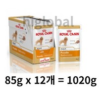 로얄캐닌 푸들 어덜트 습식사료, 1개, 1020g