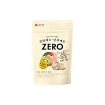 롯데제과 달달구리 슈가프리 설탕 당류 제로 후르츠 젤리 식후땡 52g 탕비실 수험생 당충전 어린이간식, 5개