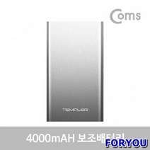 Foryou27997 템플러 보조배터리 실버 5핀 케이블 배터리 충전기 홀더 보조 케이스