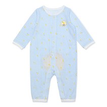 [블루독 베이비]BL)레몬체크우주복ch(4317004107) 23 SS 출산선물 신생아 외출복 방한복 우주복