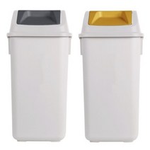 국민휴지통 25L 스윙 뚜껑 쓰레기통 다용도 분리수거 888EA, 혜영쿠팡81 그레이