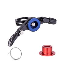 가변싯포스트 싯포 자전거 안장봉 시트 라이딩ZTTO MTB Dropper 시트 포스트 레버 자전거 높이 조절 식 리, 03 black-blue, 03 black-blue