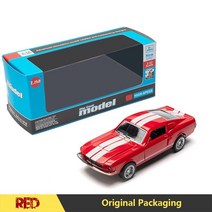 1/32 포드 머스탱 GT 클래식 다이캐스트 자동차, (YM)RedVB