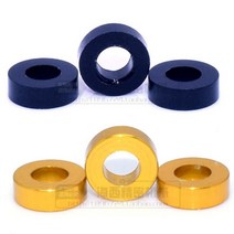 특수 와샤20pcs M3 알루미늄 플랫 와셔 x 6x0.25/0.5/1/1.5/2/2.5/3mm 다채로운 합금 부싱 가스켓, 05 M3x6x2_11 Green