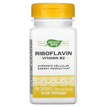 2+1 네이쳐스웨이 리보플라민 비타민 바이타민 Vitamin B2 100mg 캡슐 100정