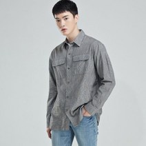 체이스플러스 남성 루즈핏 글렌체크 셔켓 KAAK5414B