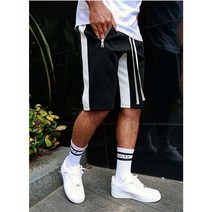 [라다몰] 투라인 포인트 지퍼 포켓 데일리 5부 남성 옆 반바지