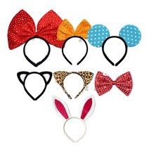 이벤트용품파티용품모음전왕리본머리띠토끼머리띠/할로윈데이할로윈용품, 타입8 연핑크(털)