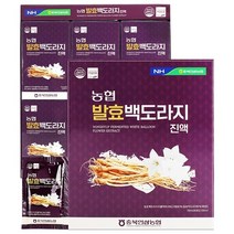[충북인삼농협] 농협 발효 백도라지 진액 30포(1개월분) 기력회복 면역력강화 쇼핑백제공, 1박스