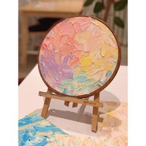 백드롭 페인팅 키트 젤스톤, 절약형키트, 정사각 20*20cm 2P, 스프링 포레스트