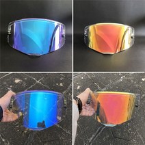 Motocross Helmet for R50S Helmet Special Lens Day and Night Sun Visor Aurora Red Lenses Electroplate, [01] S, [05] Electroplated gold