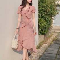 SAMARA 여자 패션 도트 패턴 치마 스커트 원피스 41호 CLfmue6