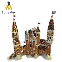 Buildmoc 날 진저브레드 성 아이디어 MOC 세트 빌딩 블록 키트 3990 개, 01 PDF Instruction