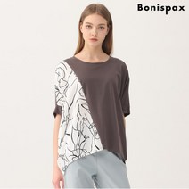 보니스팍스 사선프린트티셔츠-MG79TS152