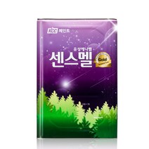 KCC 센스멜골드 에나멜 페인트 목재 철재 유광 18L, 진회색