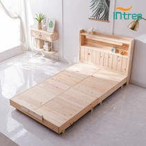 [인트리] 순 편백나무 평상침대 슈퍼싱글 프레임
